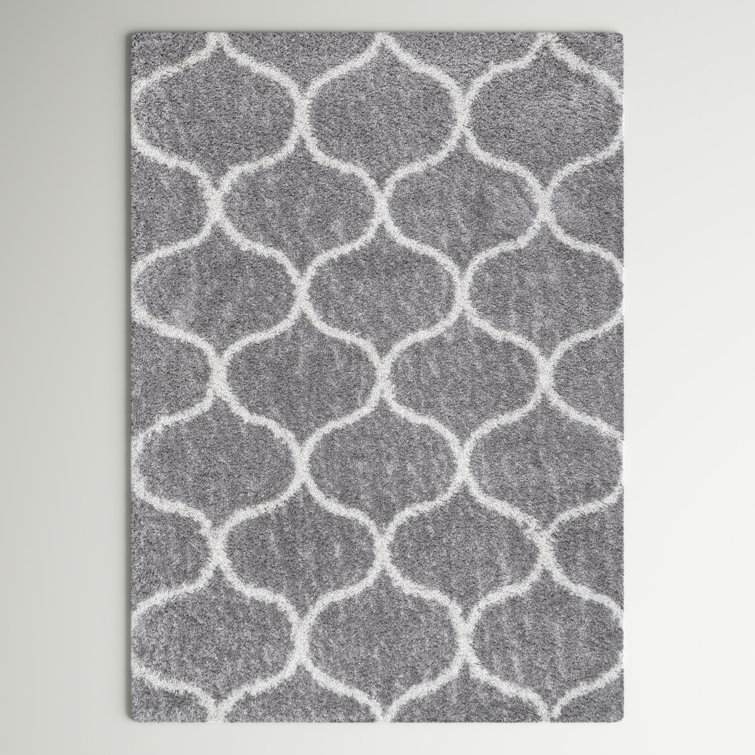 Andover Mills™ Armijo Geometric Gray/Ivory Area Rug & Reviews Wayfair